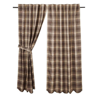 Dawson Star Scalloped Short Panel Curtain Set of 2 63